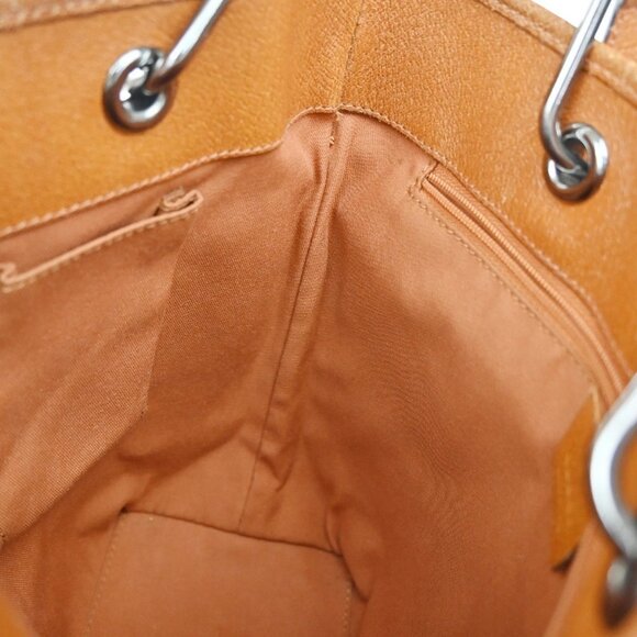 GUCCI Logo GG Pattern Shoulder Bag Canvas Leather Brown Orange SHW Italy - Picture 10 of 15